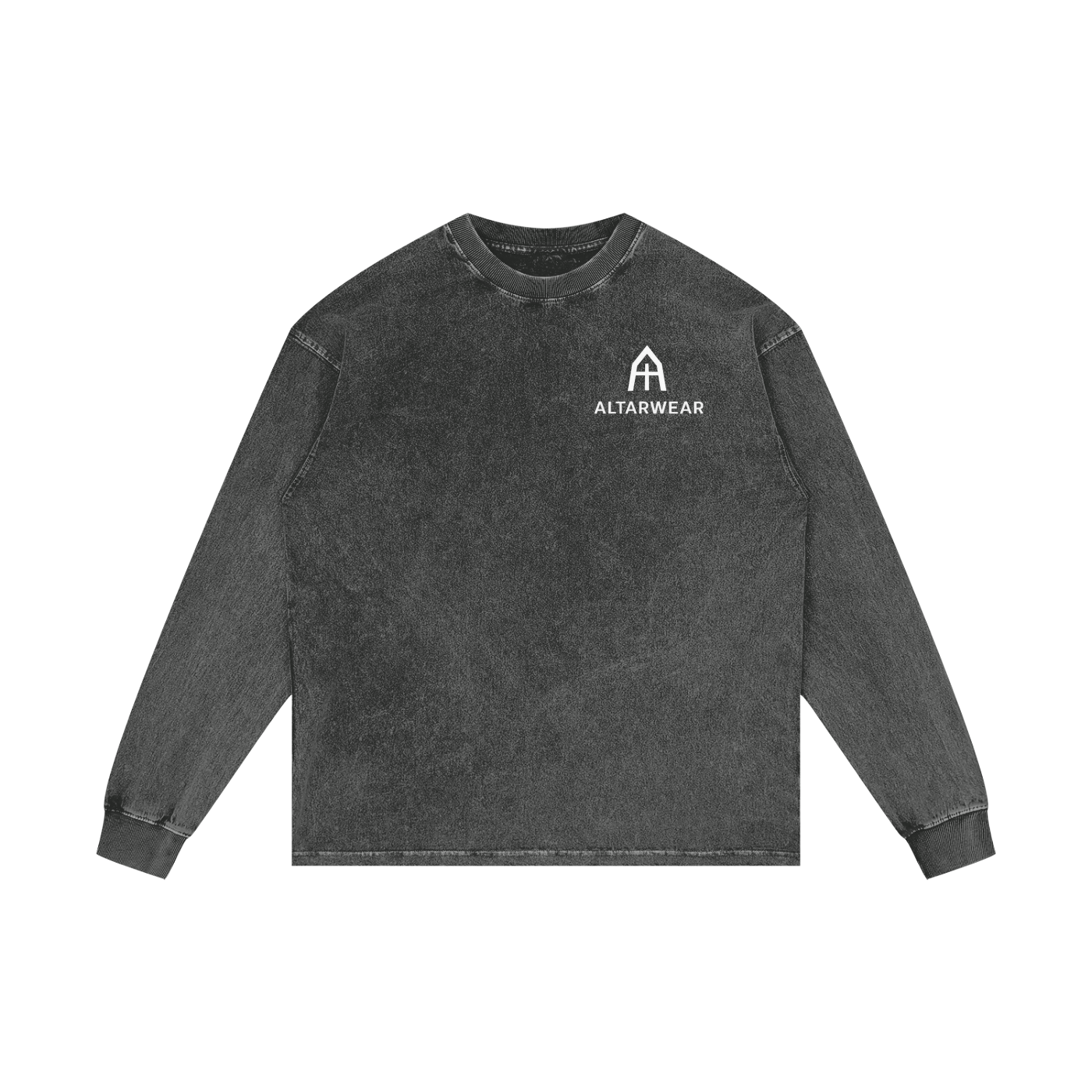 Acid Wash Oversize Long Sleeve T-Shirt